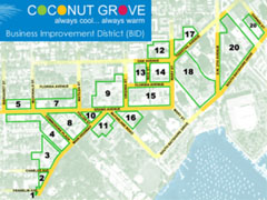 Coconut Grove BID Map