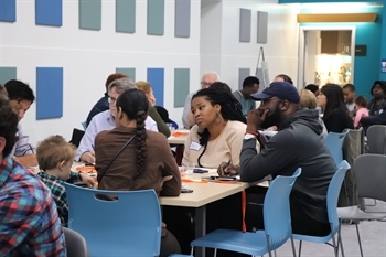 East Garfield Park Community members convene on issues of gentrification and displacement in their neighborhood.