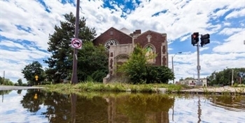 Image of a flooded street